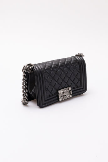 Chanel Small Boy Bag Black