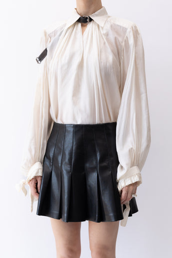 Louis Vuitton Silk Buckle Blouse