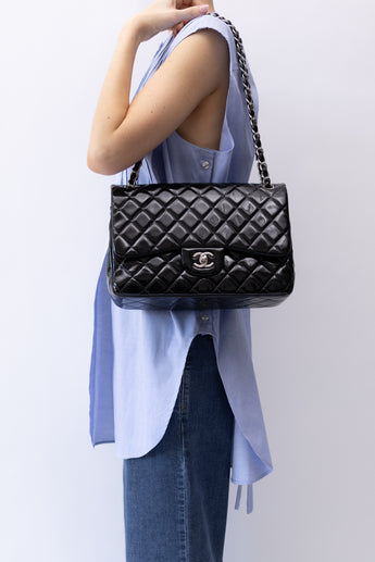Chanel Jumbo Classic Double Flap Patent 2015