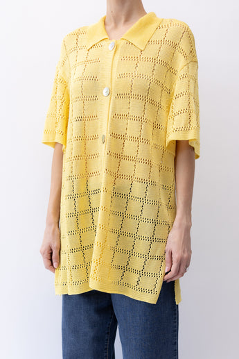 Calle del Mar Short Sleeve Patchwork Shirt