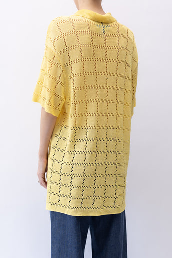 Calle del Mar Short Sleeve Patchwork Shirt