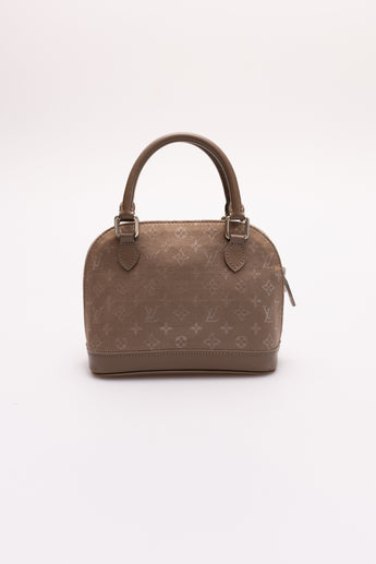 Louis Vuitton Vintage Satin Monogram Mini Alma Bag 2001