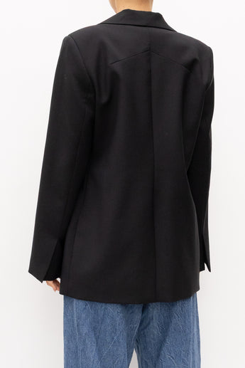 Viktoria & Woods Sheriff Wool Blazer Black