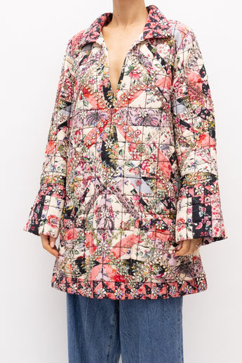 Camilla Rhinestone Quilted Tunic