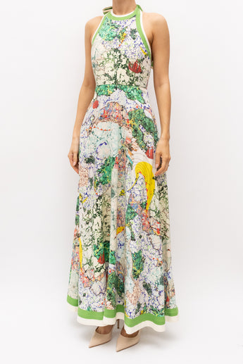 Alemais Odyssey Halter Dress