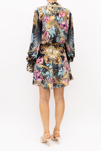 Camilla Jungle Dreaming Collared Mini Dress