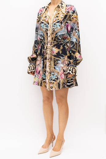 Camilla Jungle Dreaming Collared Mini Dress