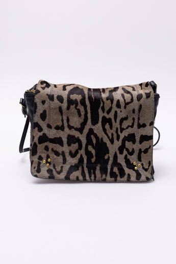Jerome Dreyfuss Bobi Leopard Crossbody Bag