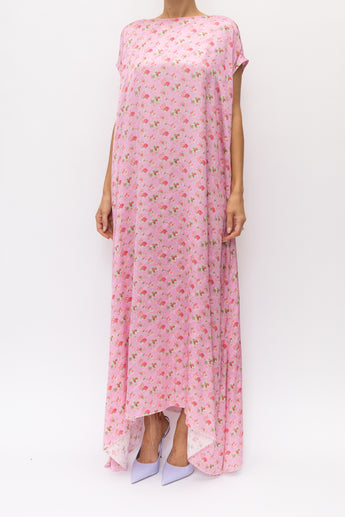 Vetements Fleur Rose Maxi Dress
