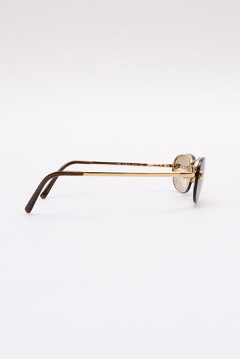 Chanel Rimless Sunglasses Brown 4099