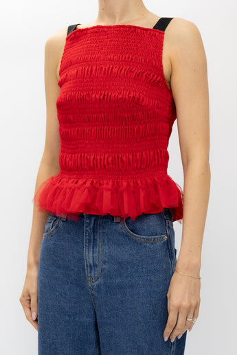 Molly Goddard Georgina Tulle Top