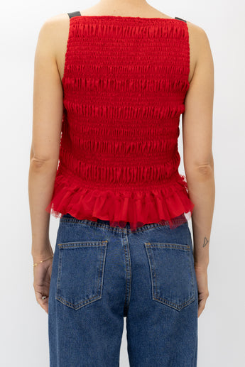 Molly Goddard Georgina Tulle Top