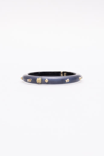 Alexis Bittar Lucite Hinged Bangle Bracelet