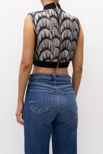 Louis Vuitton Jacquard Crop Top