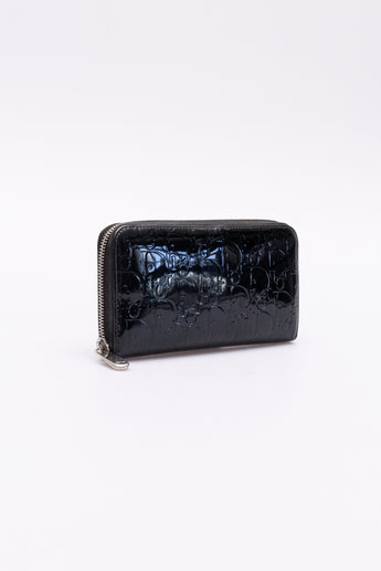 Dior Diorrisimo Patent Leather Zip Wallet