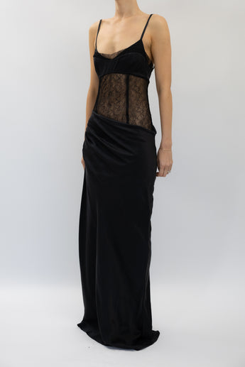 Sir Dunya Draped Gown