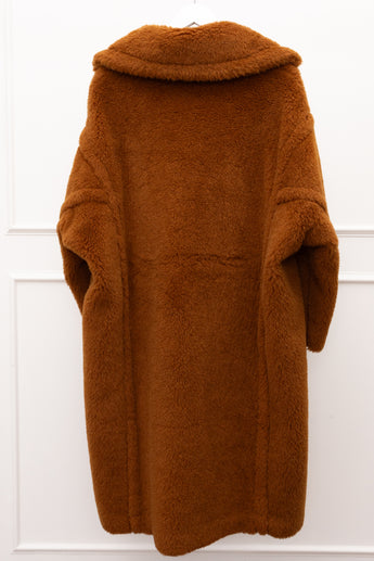 Max Mara Teddy Bear Icon Coat Camel