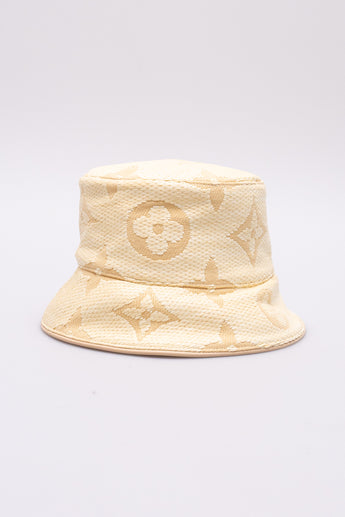 Louis Vuitton Beachview Monogram Bucket Hat Beige