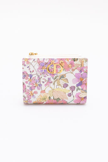 Dior Caro Freesia Zipped Wallet