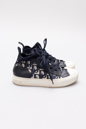 Dior Walk'n'Dior Oblique Jacquard Sneakers Blue