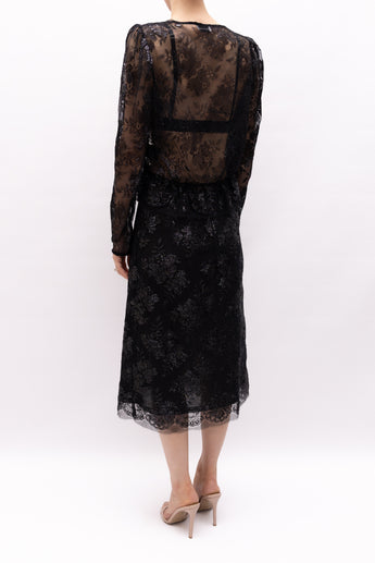 Scanlan Theodore Metallic Lace Set