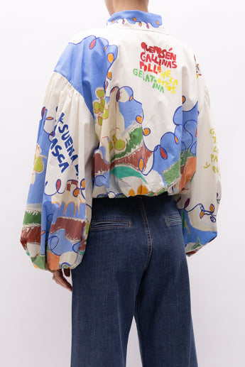 Alemais Nadia Cropped Shirt