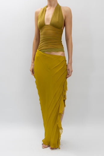 Benni Penelope Halter Maxi Dress