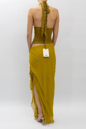 Benni Penelope Halter Maxi Dress