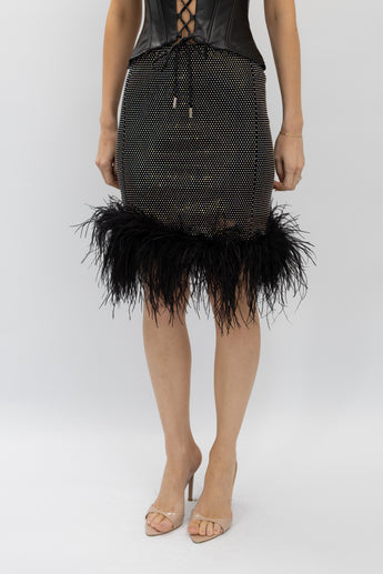 Santa Brands Feather Trim Skirt