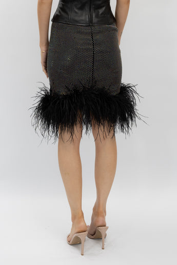 Santa Brands Feather Trim Skirt