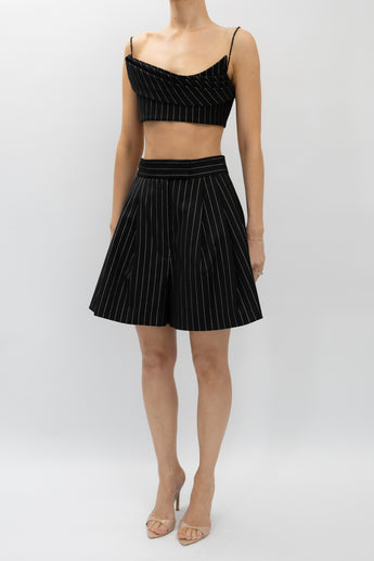 Alex Perry Lurex Pinstripe Set