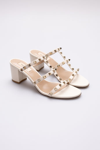 Valentino Rock Stud Block Heel