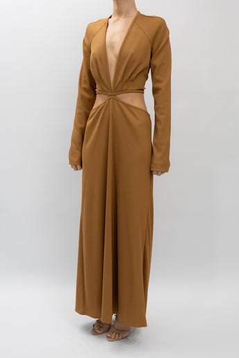Christopher Esber Open Tie Back Dress