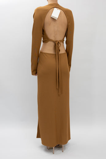 Christopher Esber Open Tie Back Dress