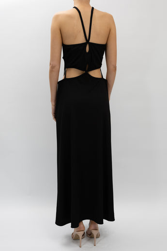 Christopher Esber Looped Cutaway Sleeveless Dress