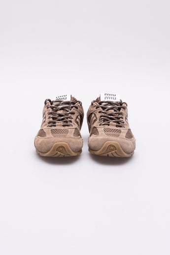Miu Miu x New Balance 530 SL Sneakers Hazelnut
