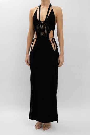 Dion Lee Crochet Tie Butterfly Dress