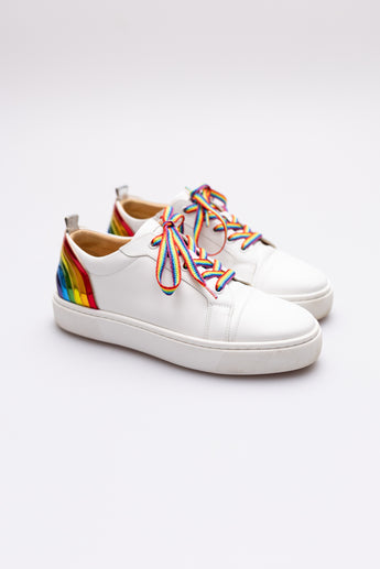 Christian Louboutin Arkenspeed Rainbow Leather Trainers