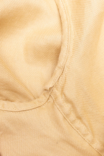 Flannel Single-Breasted Blazer Butter