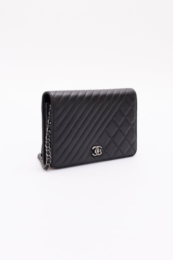Chanel Coco Wallet on Chain Black