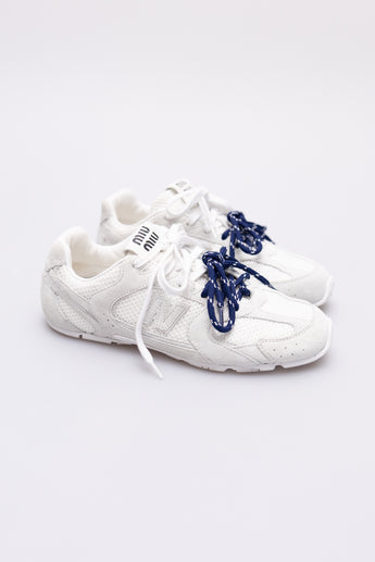 Miu Miu x New Balance 530 SL Suede Sneakers