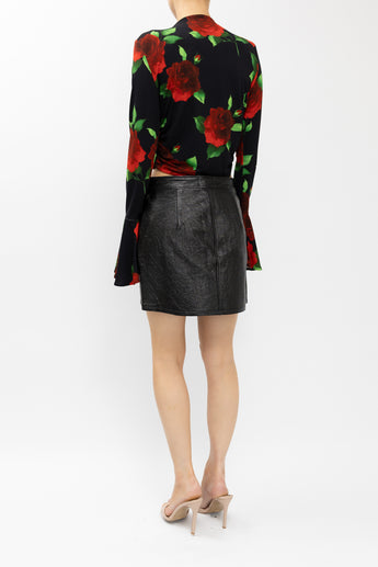 Frame Atelier Leather Mini Skirt