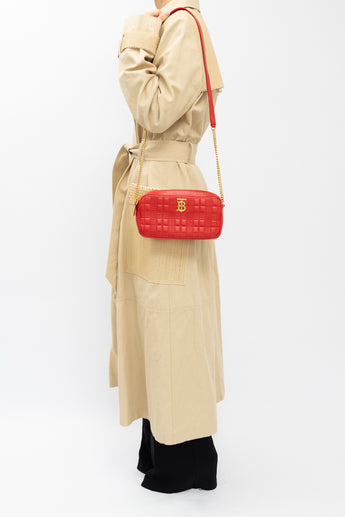 Burberry Quilted Camera Bag