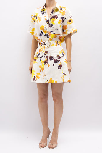 Aje Sandy Pocket Floral Set