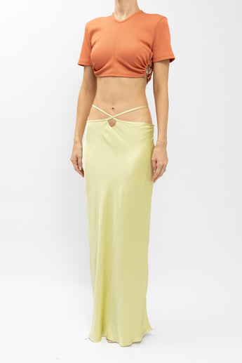 Christopher Esber Loophole Bias Tie Skirt