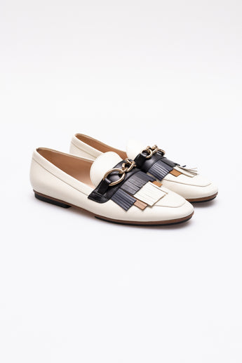 Tod's Fringed Leather Loafers