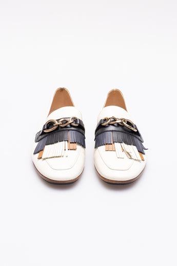 Tod's Fringed Leather Loafers