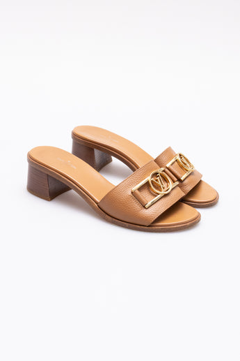 Louis Vuitton Lock It Leather Heels