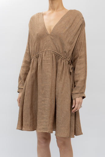 Scanlan Theodore Italian Linen Mini Dress