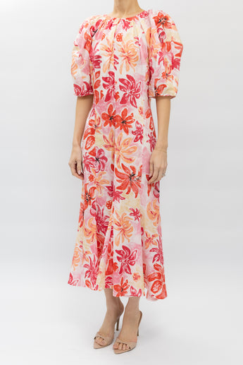 Marni Floral Midi Dress
